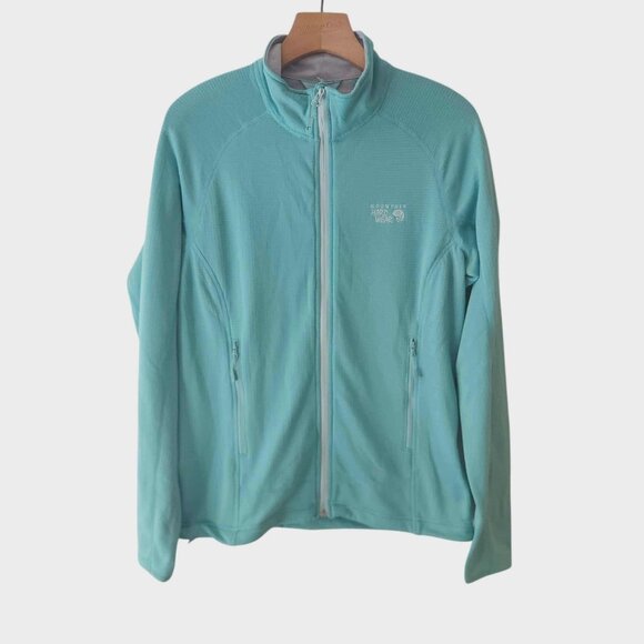 Mountain Hardwear Desna Grid Polartec Jacket Fleece Full Zip Womens Medium NEW - Picture 1 of 16